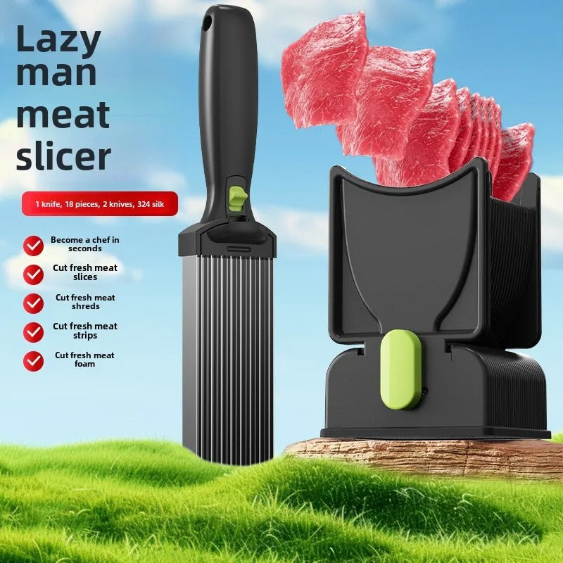 Meat Slicer and Cleaver Kitchen Knife Set